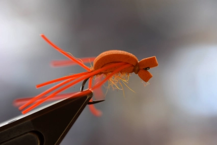 Orange Foam Plipper with rubber legs Orange Foam Plipper with rubber legs