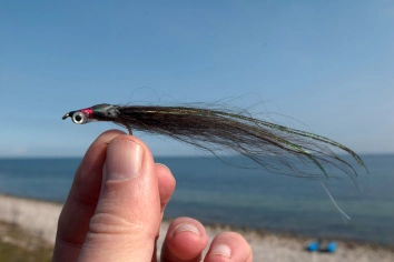 An epoxied saltwater streamer An epoxied saltwater streamer