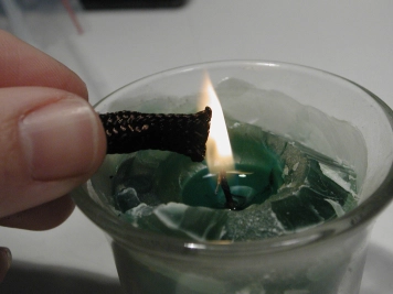 Melt one end Melt one end