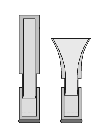 Closed and open end stackers Closed and open end stackers