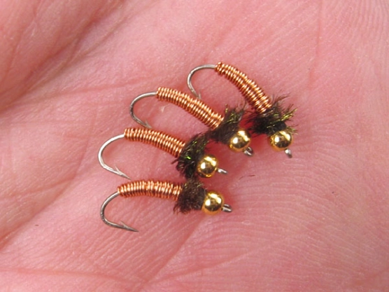 Even simpler: Copper Joe - in effect a Brassie with a bead Even simpler: Copper Joe - in effect a Brassie with a bead