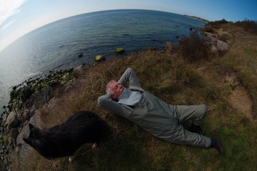 Jørgen relaxing Jørgen relaxing