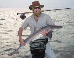 Jacques with a lovely Smooth hound Shark - 
