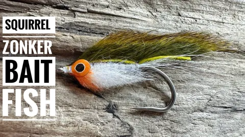 Video thumb for Squirrel zonker bait fish