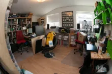My office and fly tying room