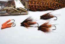 Orange tube flies