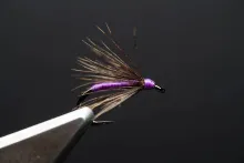 Purple and Snipe fishing fly