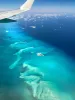 Flying over the Bahamas