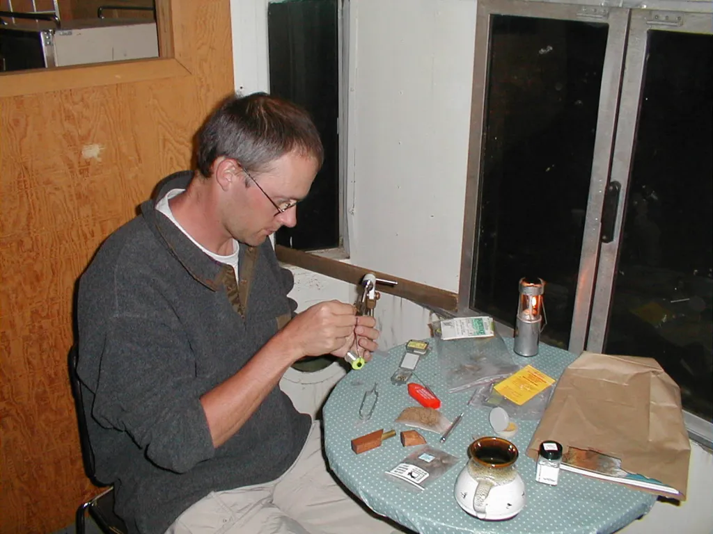 Martin Joergensen tying flies