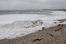 Local beach in March Local beach in March
