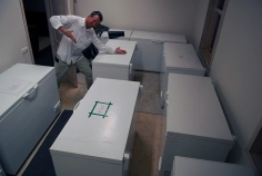 The freezer room The freezer room