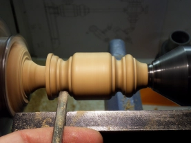 Wooden part is almost finished Wooden part is almost finished