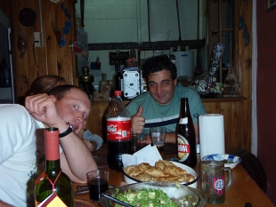 Relaxing after a day if steel heading Relaxing after a day if steel heading