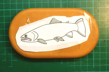 Copying the drawing with transfer paper Copying the drawing with transfer paper