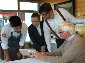 Fish talk in the lodge Fish talk in the lodge