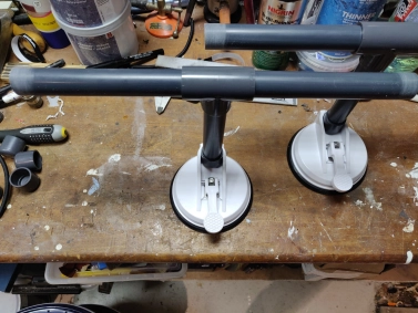 Glued and mounted Glued and mounted