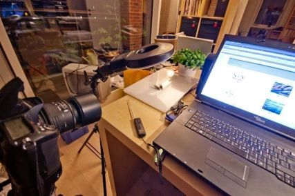 A Q&D studio - alternate setup A Q&D studio - alternate setup