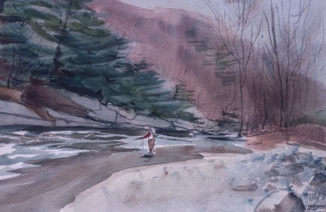 Bob Witzel painting Bob Witzel painting