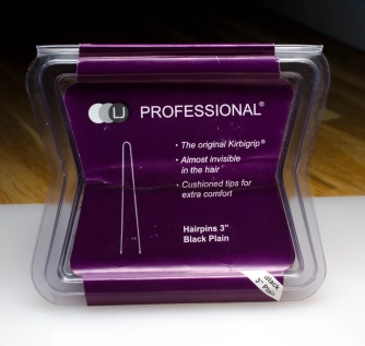 Straight black Kirbigrip Straight black Kirbigrip