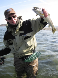 Kai Nolting with a nice fish Kai Nolting with a nice fish