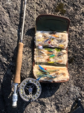 Rod and flies Rod and flies