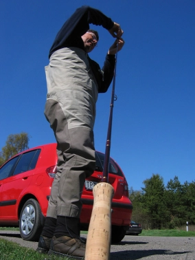 Rod on the ground Rod on the ground