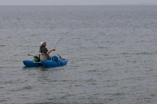 In the pontoon boat In the pontoon boat