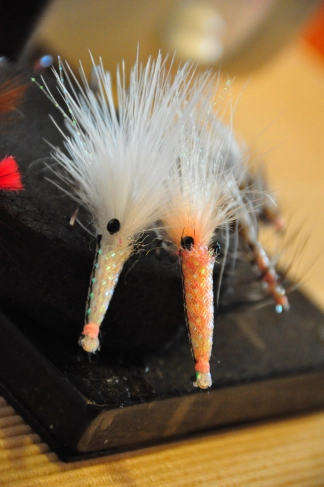 Baby Squid fly's, something you wouldn't find in every fly shop. Baby Squid fly's, something you wouldn't find in every fly shop.
