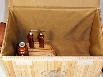 The box is lined The box is lined