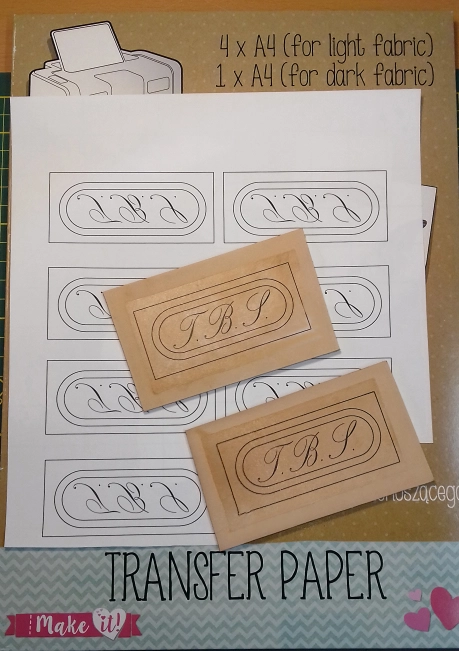 Creating my logo with transfer paper for fabric Creating my logo with transfer paper for fabric