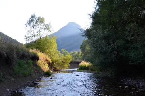 An untouched mountain river An untouched mountain river