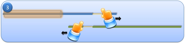 Step 3 - Remove the coating.  Step 3 - Remove the coating.