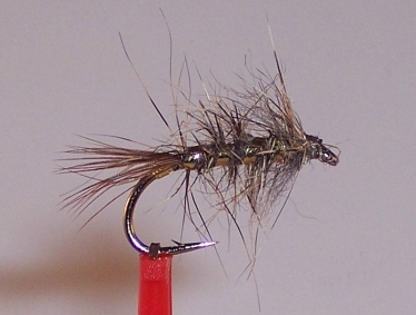 Weighted Gold Ribbed Hares Ear Nymphs GRHE Fly Fishing Trout Flies