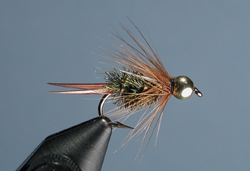 Bead Head Prince Nymph Fly - Hook Size 12 - Trout Fly Fishing Flies