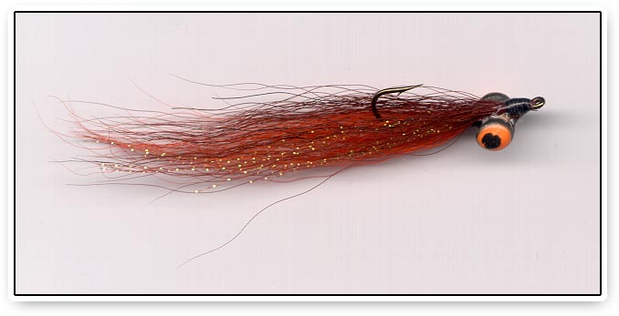 Clouser Minnow Fly Fishing Bass Flies Hand-tied Floating on Water Surfece 