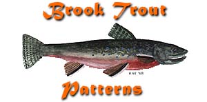 Very different patterns on these stocked beauties - Brook Trout - Thunder  Bay Fishing