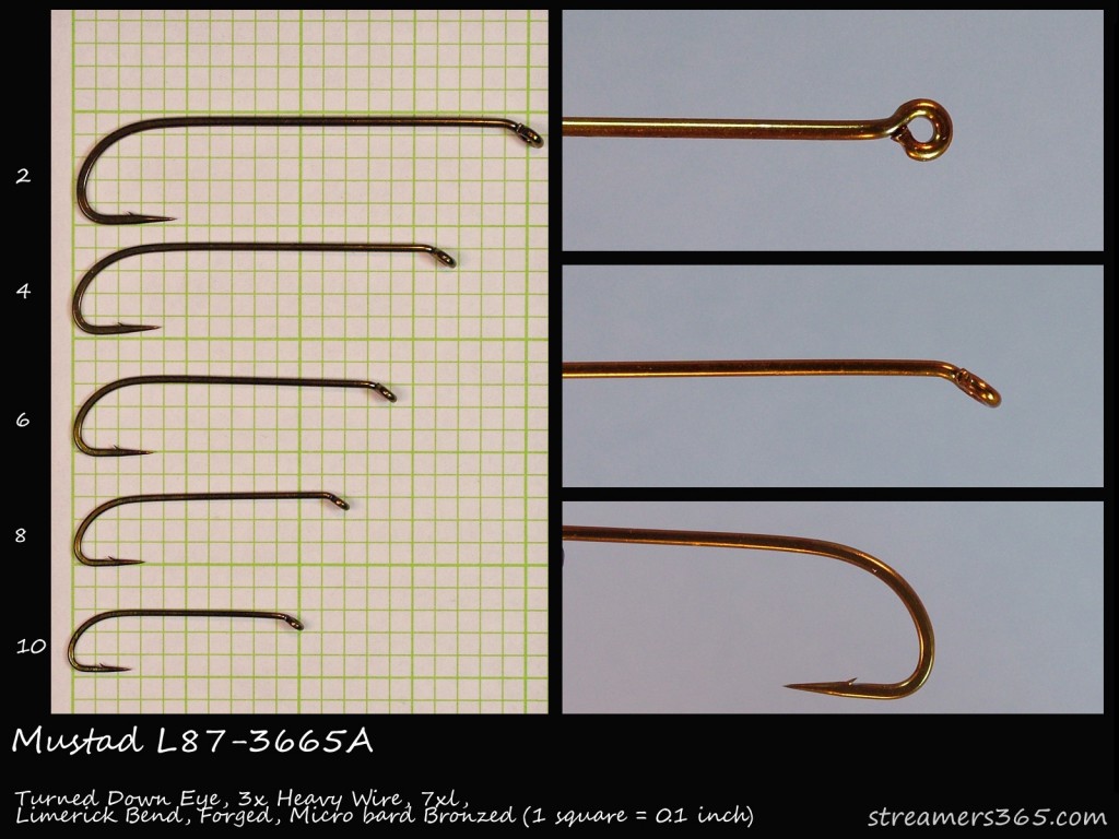 Mustad L87-3665A Hook Profile