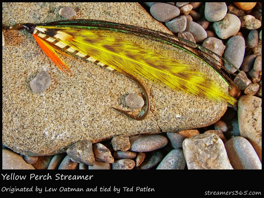 #159 Yellow Perch Streamer - Ted Patlen