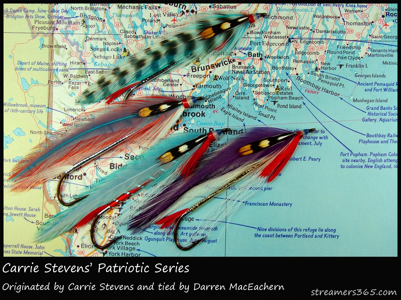 186 - Carrie Stevens' Patriotic Series, Global FlyFisher