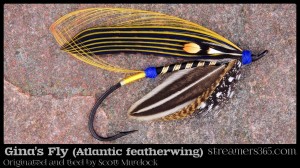 Gina's Fly - Atlantic Salmon Featherwing by Scott Murdock
