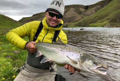 Big salmon in Byske river 2022 C&R 