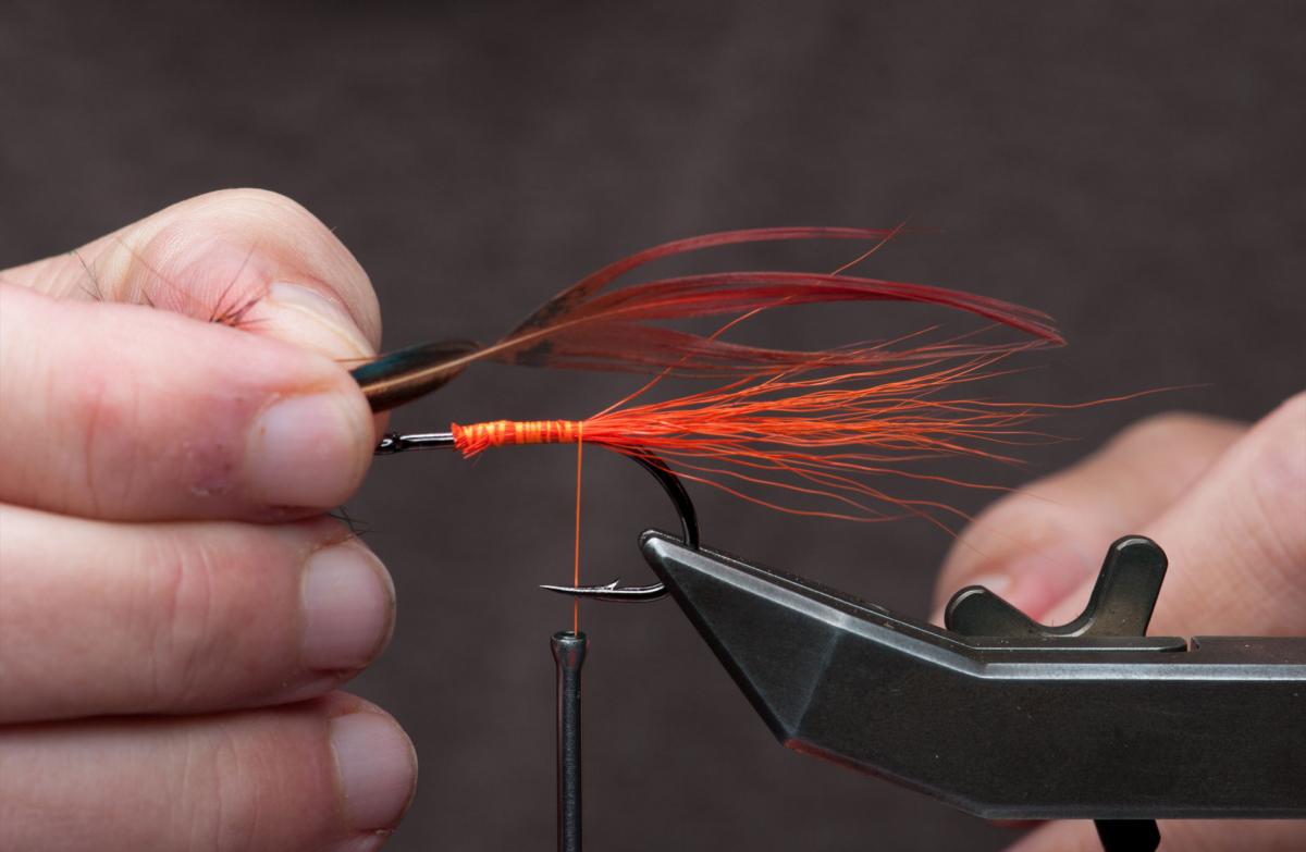 Step 8 remove fluff Global FlyFisher