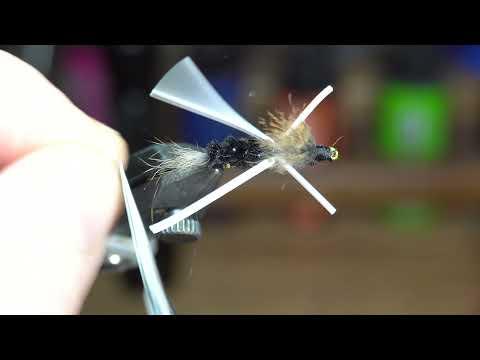 How to tie a Dust Mop Fly for Trout, Panfish, and Bass Quick and Easy Fly  Fishing Pattern 