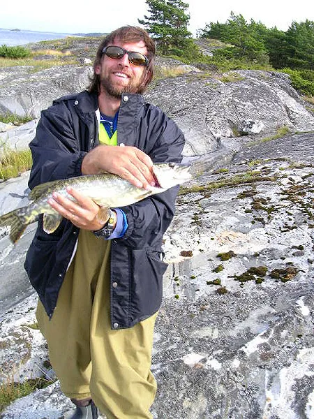 Finnish pike - Pike in the Baltic,Flasskar island (Finland)
