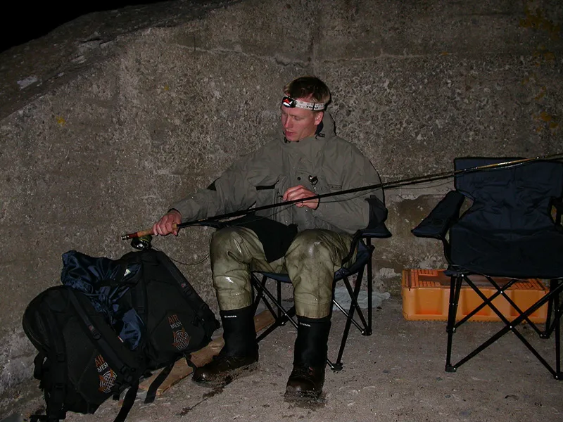 Lars Persson ready for the night -