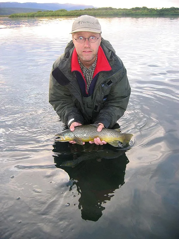 Asger's last - again - Another shot of Asger's last fish.