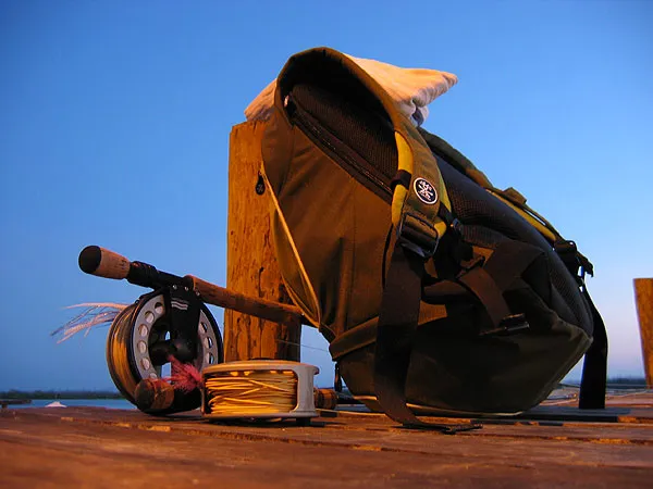 Gear - The gear waiting on the small pier early in the morning.