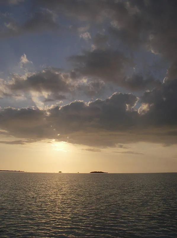 Sundown over Bahamas -