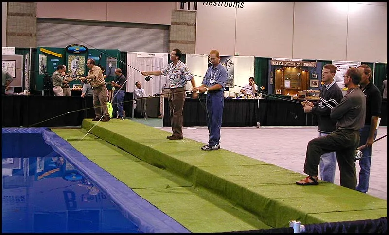 Pool anyone? - The casting pool at shows always seems to attract hordes of people, and navigating close to it can be exciting to say the least.