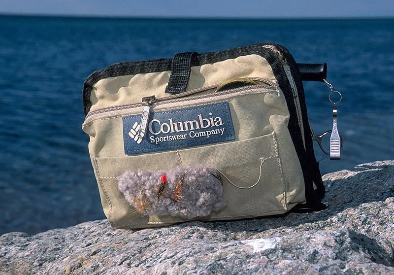 Columbia chest pack - My trusty old chest pack from Columbia Sportswear. The bag is small, but has served me well for many years.